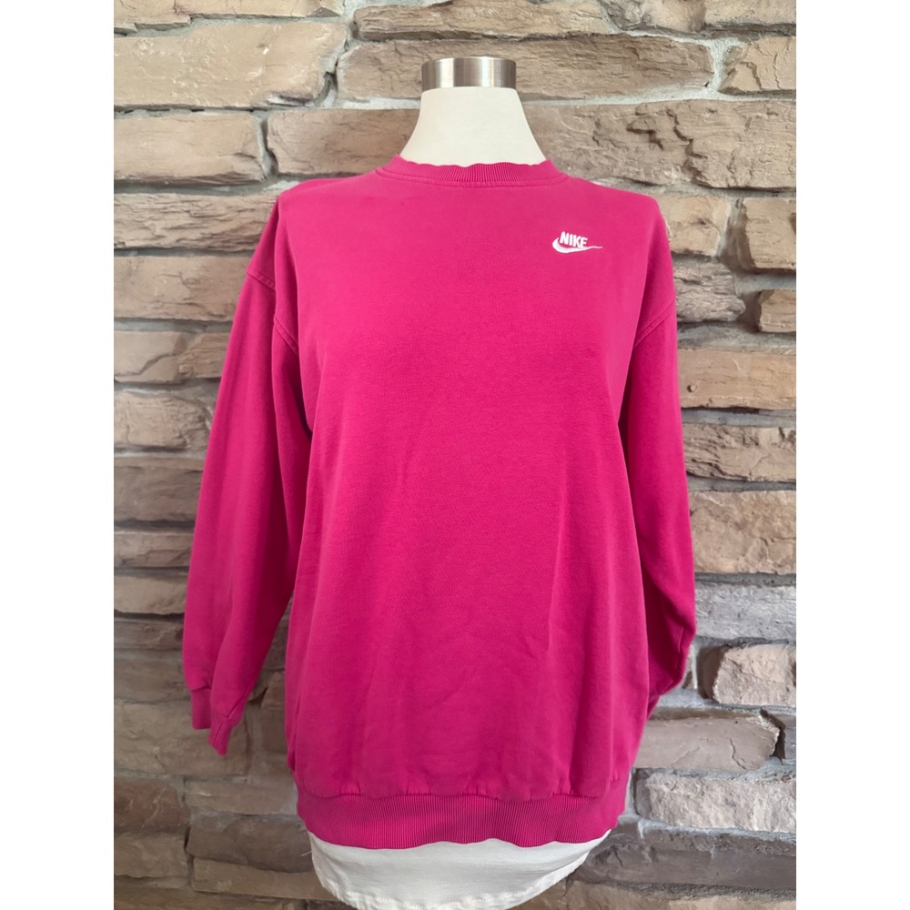 Nike Sportswear Essential Crewneck Sweatshirt Pink Girls Youth XL